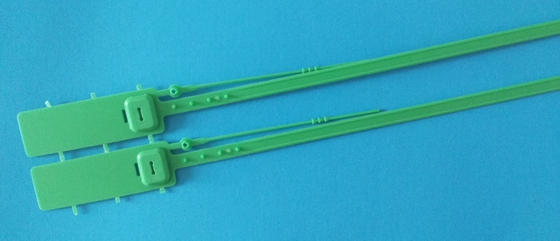 Red PP Plastic Security Seals With 30kgs Pull Load For Supermarkets