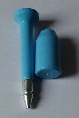 Blue Numbered Container Security Seals With Steel Pin , ISO PAS 17712